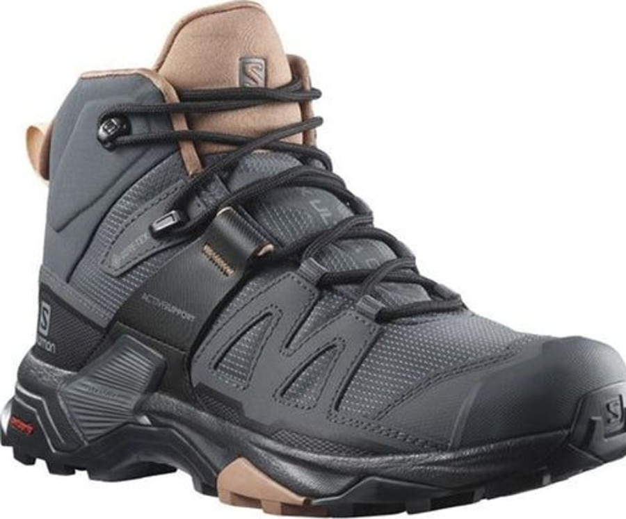 Women SALOMON Athletic Footwear | Salomon- Women'S X Ultra 4 Mid Gt Athletic Shoe Ebony-Mocha