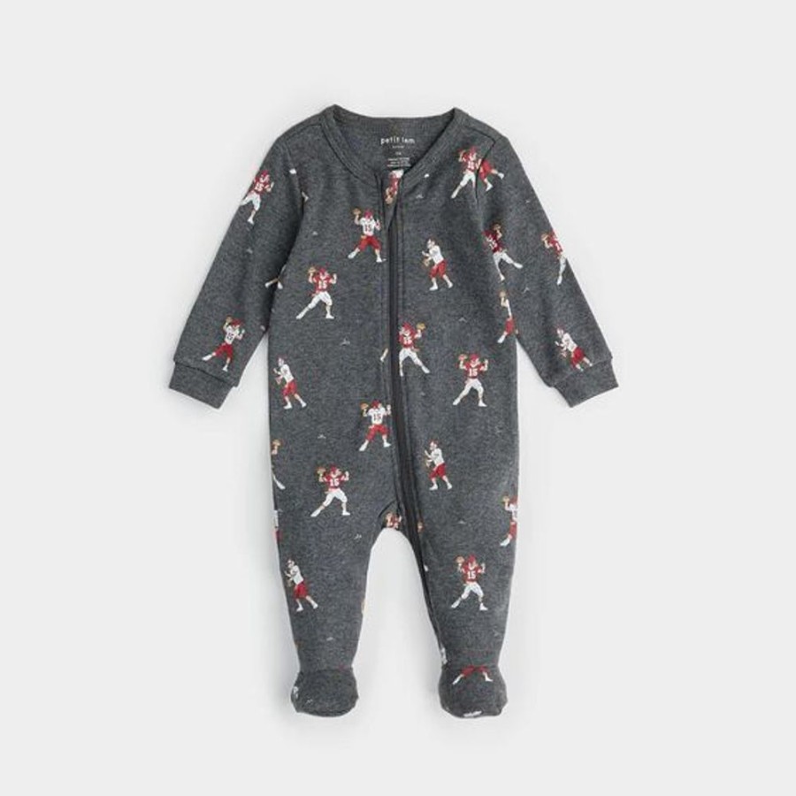 Kid PETIT LEM Sleepwear | Petit Lem- Baby Outdoorsy Print Sleeper