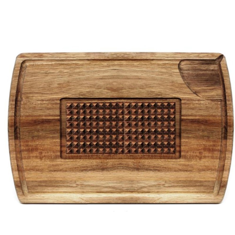 Cottage Kitchen DANESCO Gadgets | Natural Living- Acacia Multi-Function Carving Board