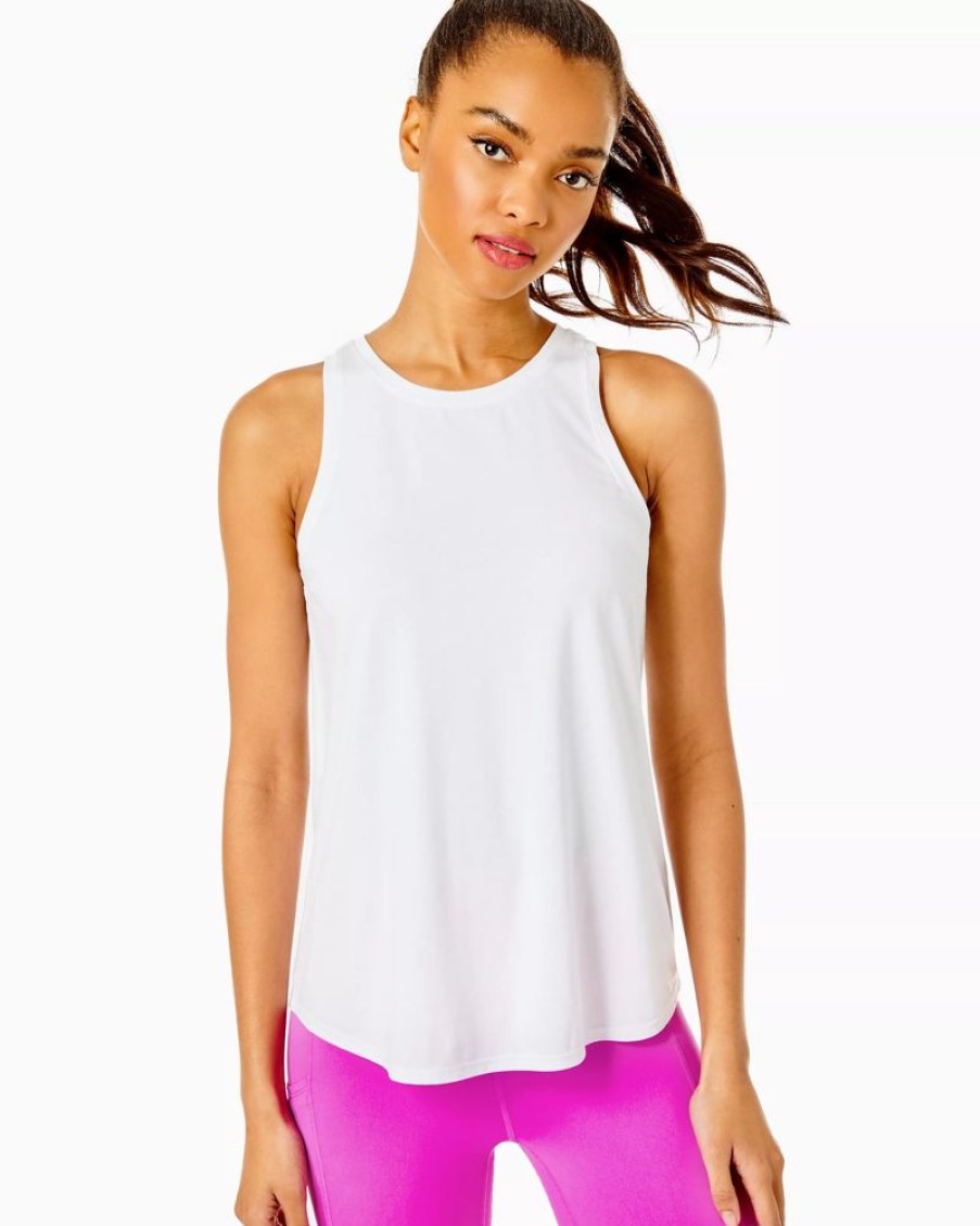 Women LILLY PULITZER Activewear | Lilly Pulitzer- Upf 50+ Luxletic Westley Tank Top