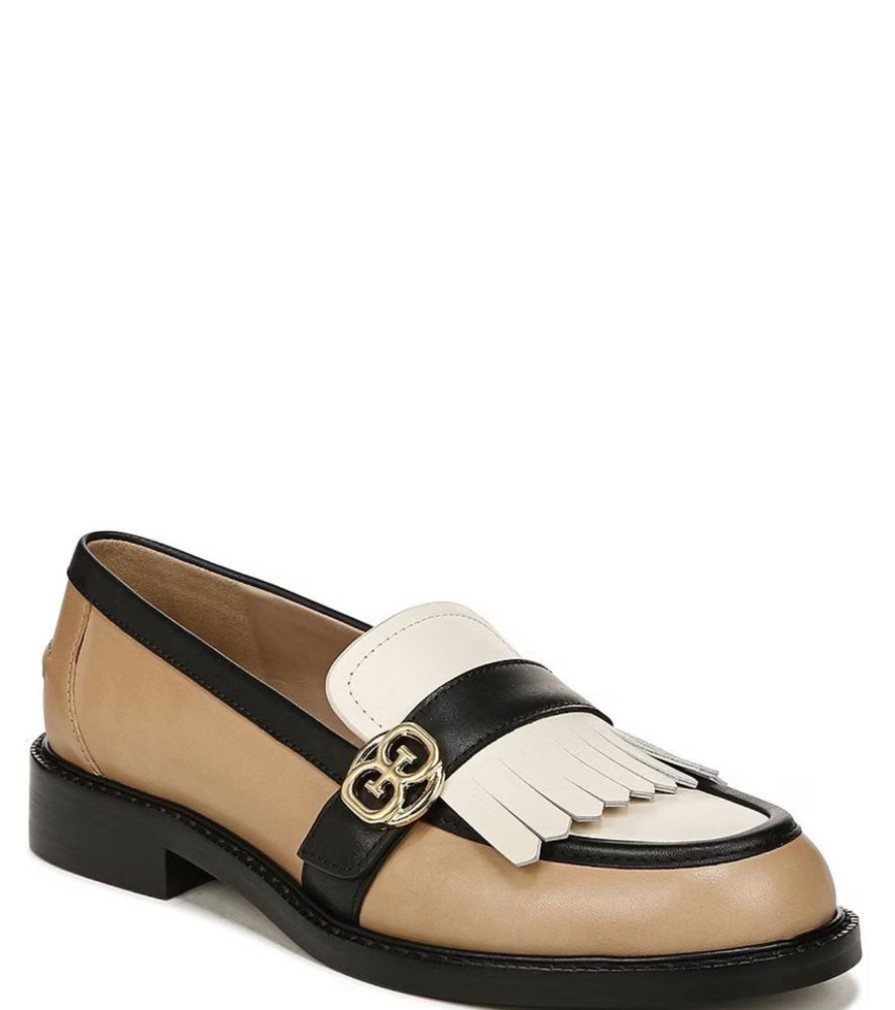 Women SAM EDELMAN Casual Footwear | Sam Edelman- Ladies Charlie Loafer Tan-Blk