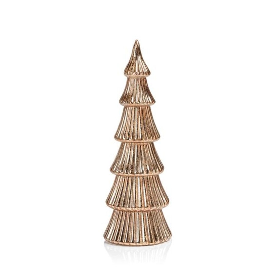 Cottage Kitchen SCHAUBEN & CO Decor | Zodax- Led Ribbed Antique Tree-Large