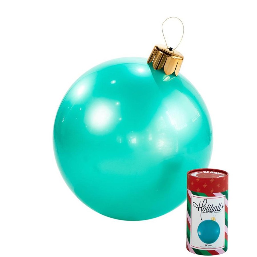 Cottage Kitchen HOLIBALL Decor | Holiball- 18" Teal Inflatable Ball