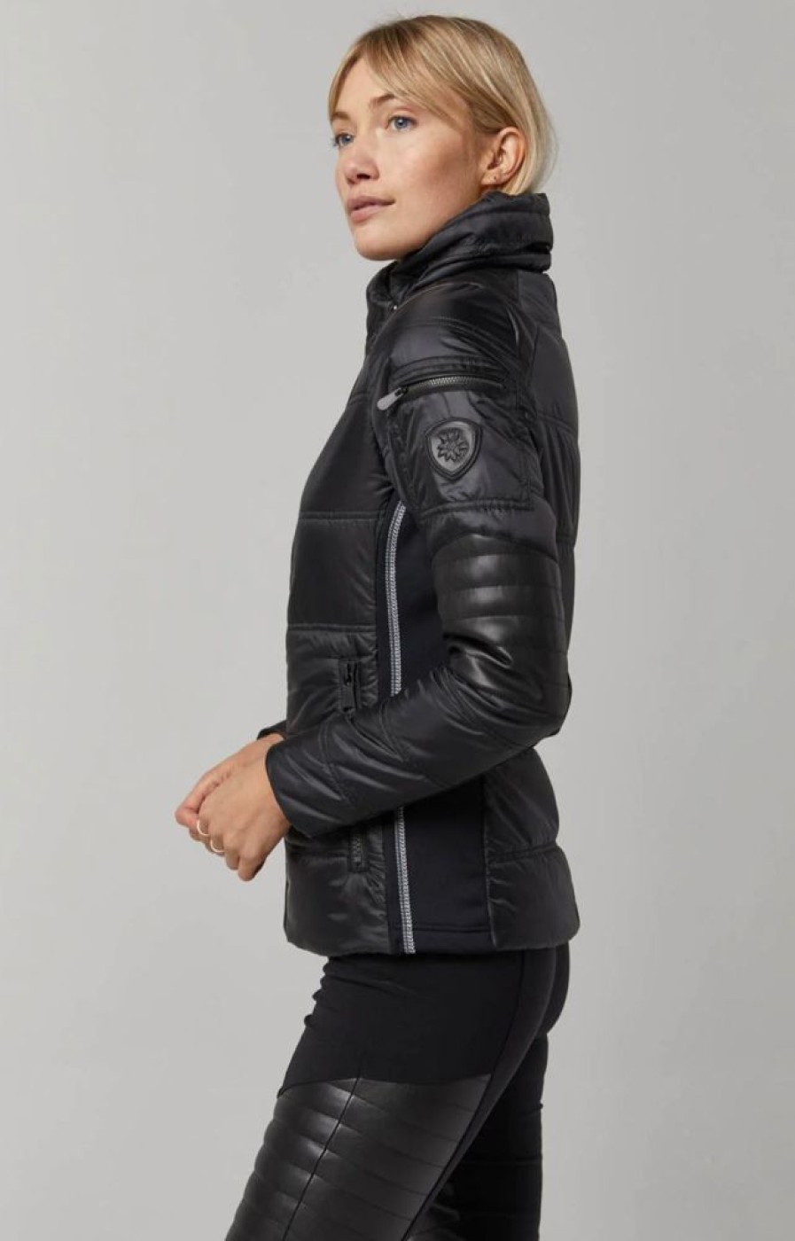 Women ALPNROCK Coats & Jackets | Alp N Rock- Machina Moto Jacket Black