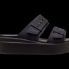 Women CROCS Sandals | Crocs- Women'S Brooklyn Buckle Sandal Black