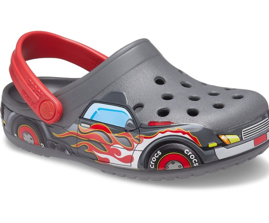 Kid CROCS Casual Footwear | Crocs- Kids Truckband Clog Grey