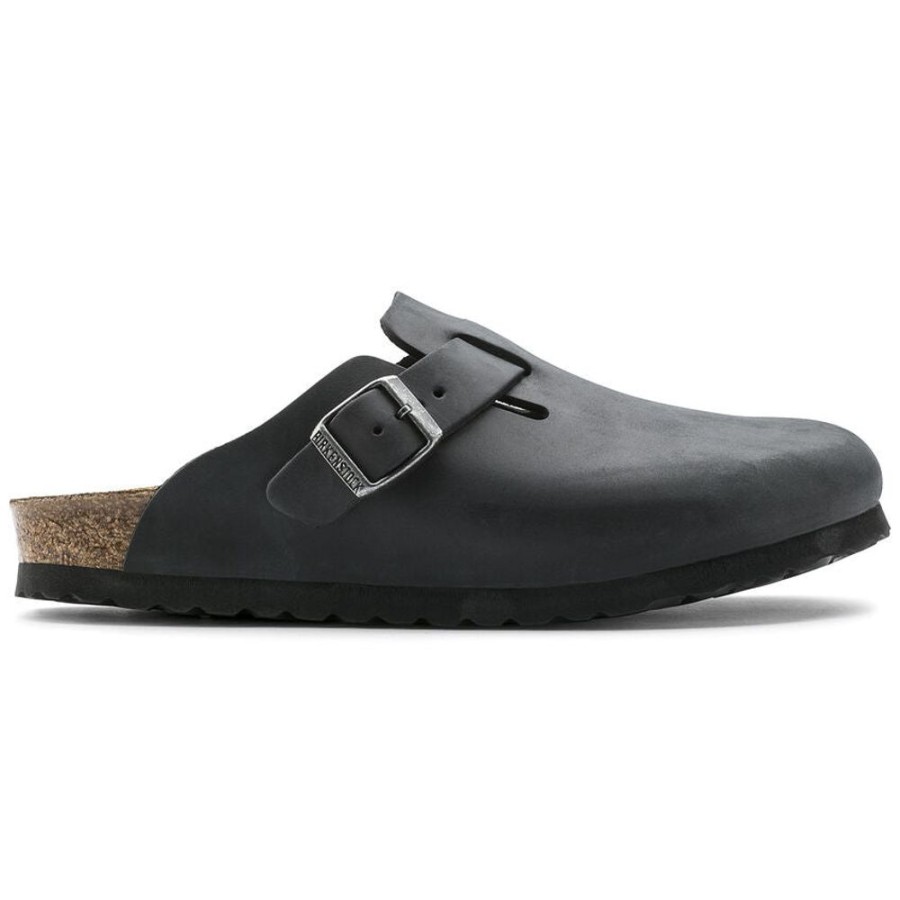 Men BIRKENSTOCK Sandals | Birkenstock- Men'S Boston Sandal Black