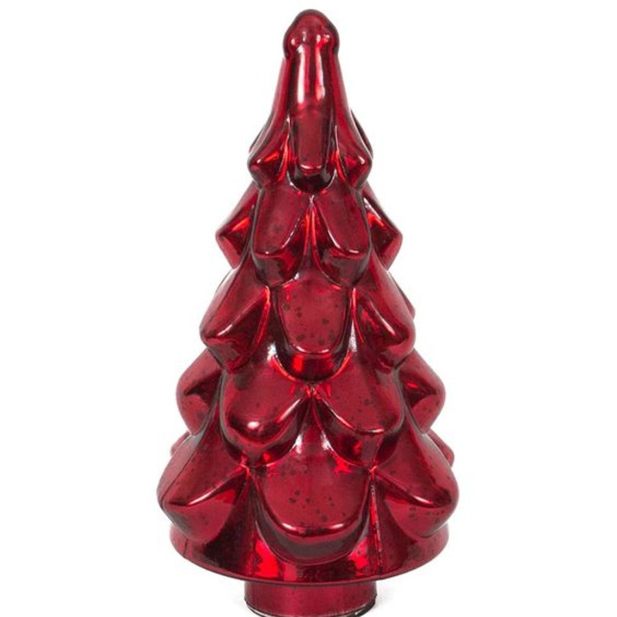 Cottage Kitchen INDIA HOUSE Decor | India House- Mercury Red Christmas Tree 6X12