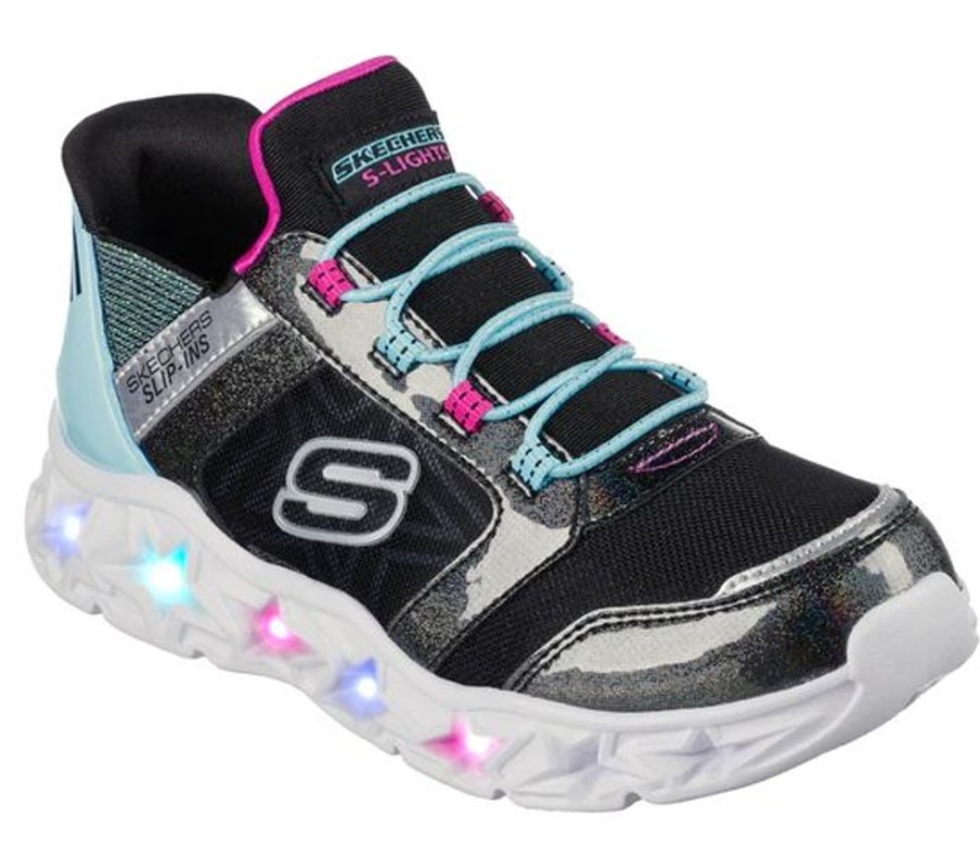 Kid SKECHERS Sneakers | Skechers- Kids Slip-Ins Galaxy Lights Sneaker