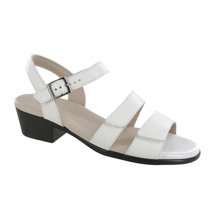 Women SAS Dress Shoes | Sas- Women'S Savanna Sandal White