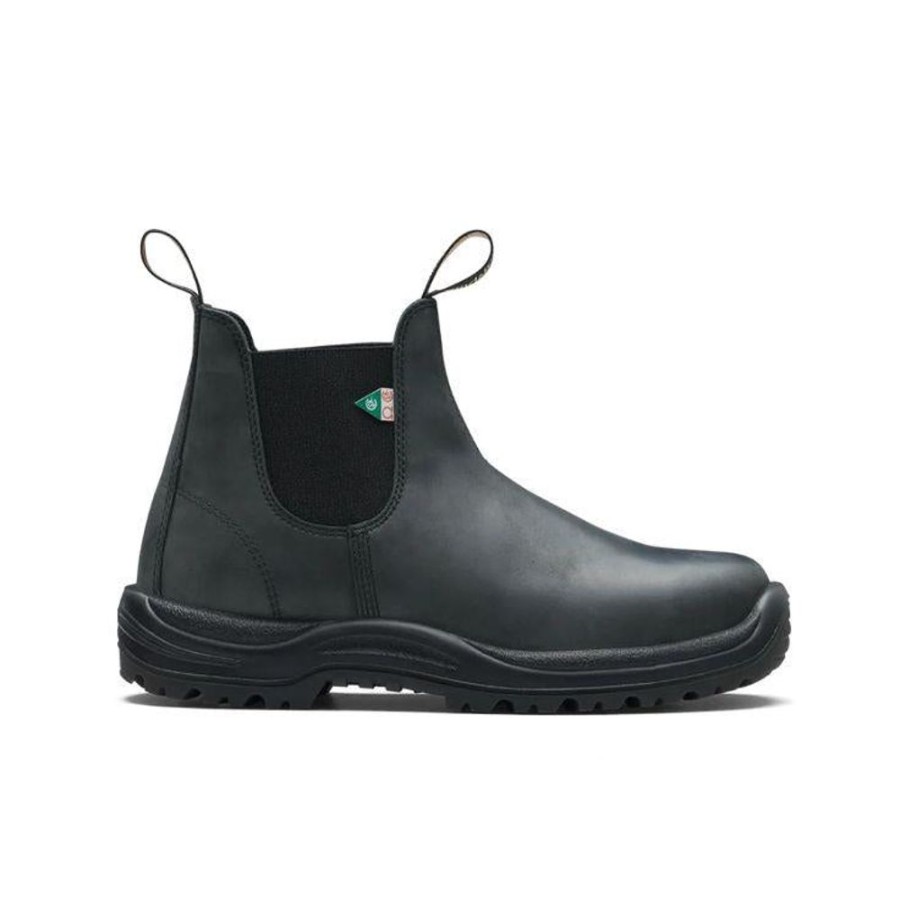 Women BLUNDSTONE Casual Footwear | Blundstone- Women'S Work And Safety Boot Waxy Rustic Black