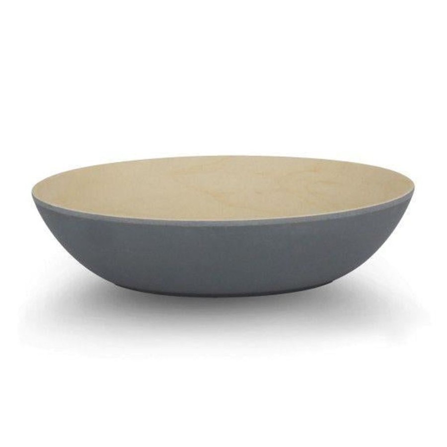 Cottage Kitchen INTER-CONTINENTAL MERCANTILE Dinnerware | Inter-Continental- Bamboo Maple Grey Bowl 20Cm-25Oz