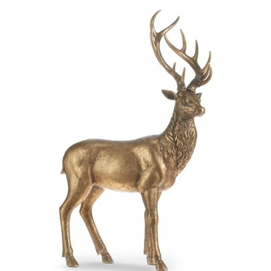 Cottage Kitchen RAZ IMPORTS Decor | Raz Import- 24" Bronze Standing Deer