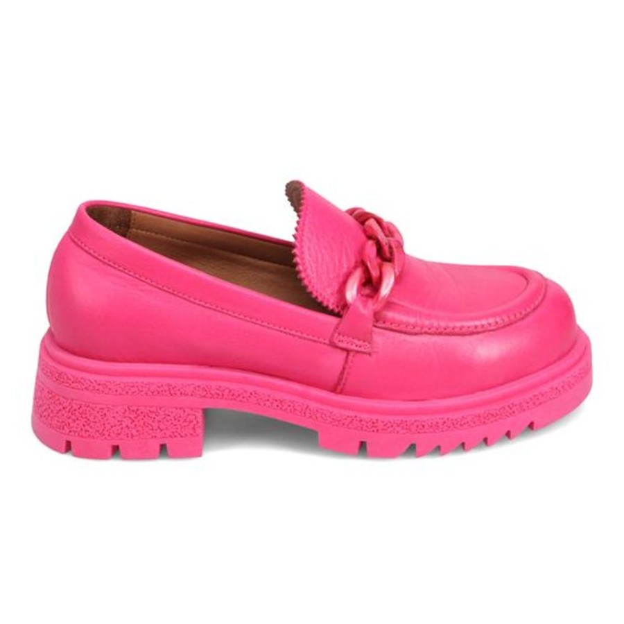 Women BUENO Dress Shoes | Bueno- Women'S June Loafer Hot Pink