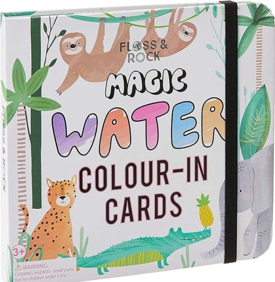 Kid FLOSS & ROCK Toys | Floss & Rock- Jungle Water Pen & Cards