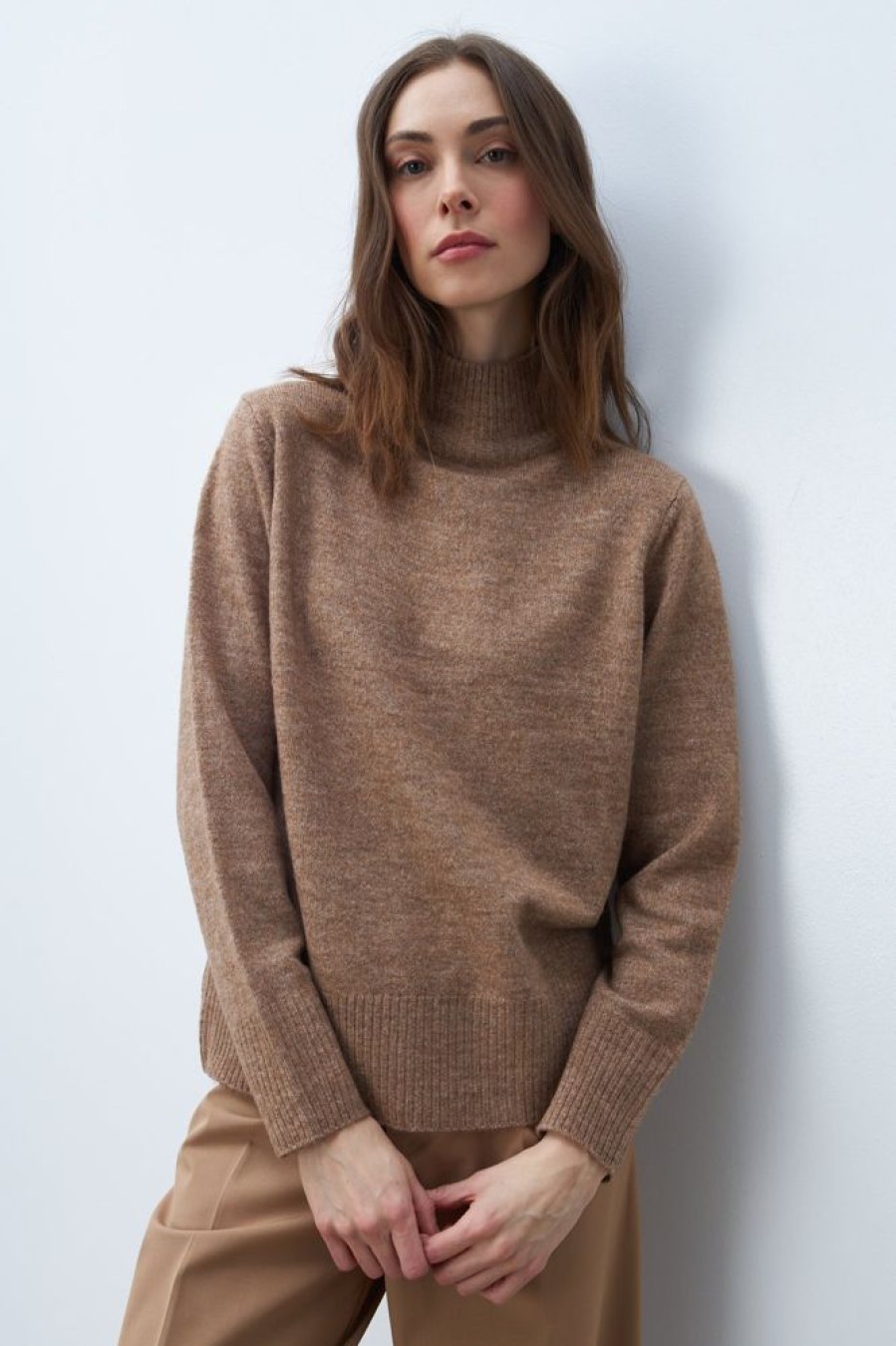 Women LINE Tops | Line- Ladies Addie Sweater Bisque