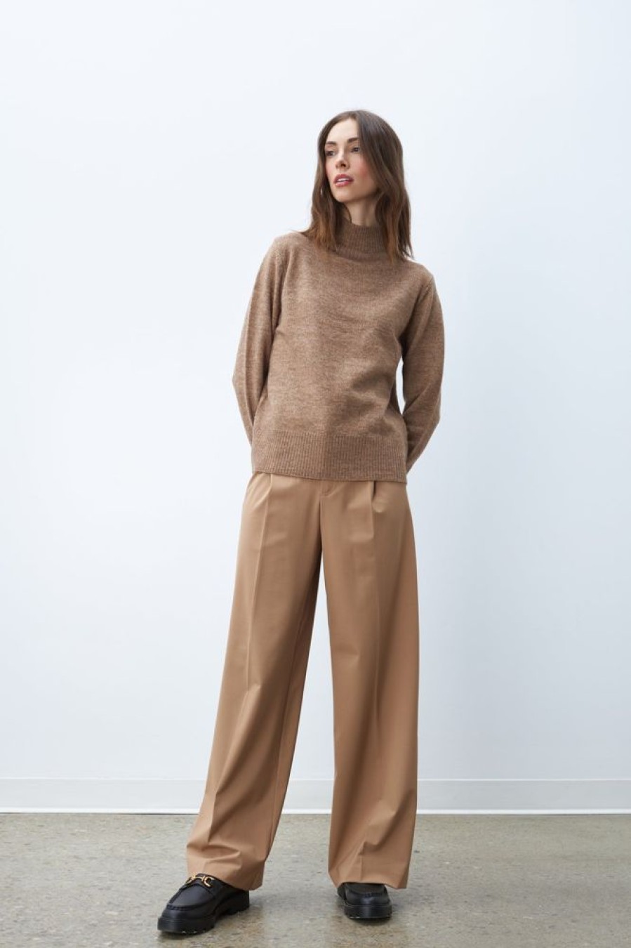 Women LINE Tops | Line- Ladies Addie Sweater Bisque