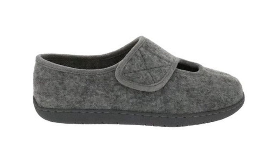 Women FOAMTREAD Casual Footwear | Foamtread- Women'S Kendale L2 Slipper Grey