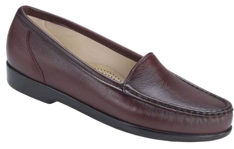 Women SAS Casual Footwear | Sas- Women'S Simplify Loafer Antique Wine