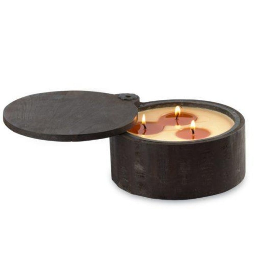 Cottage Kitchen HIMALAYAN TRADING INC. Decor | Himalayan Candle-Hinge Lid Tobacco Bark