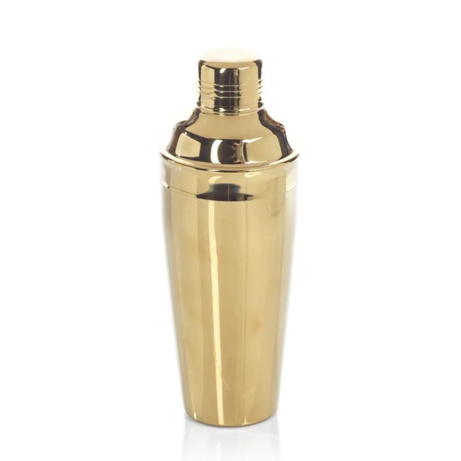 Cottage Kitchen SCHAUBEN & CO Kitchenware | Zodax- Gold Stainless Steel Cocktail Shaker