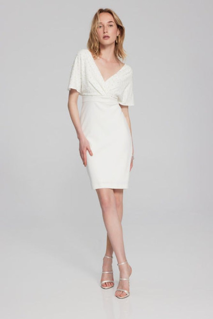 Women JOSEPH RIBKOFF Dresses | Joseph Ribkoff- Pearl Bodice Dress