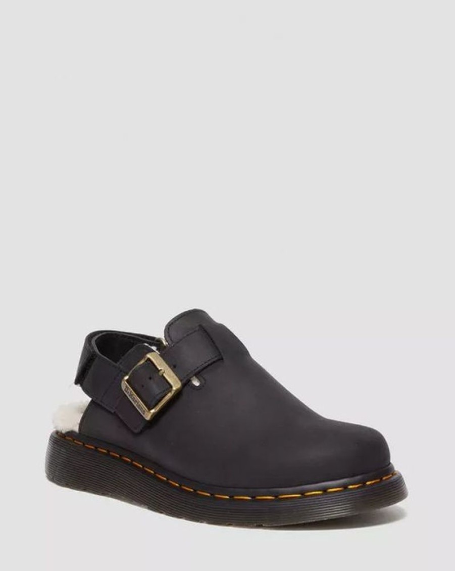 Women DR. MARTENS Casual Footwear | Dr. Martens- Women'S Jorge Ii Slingback Mule Black