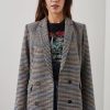 Women RAILS Tops | Rails- Jac Blazer Cardinal Pine Multi