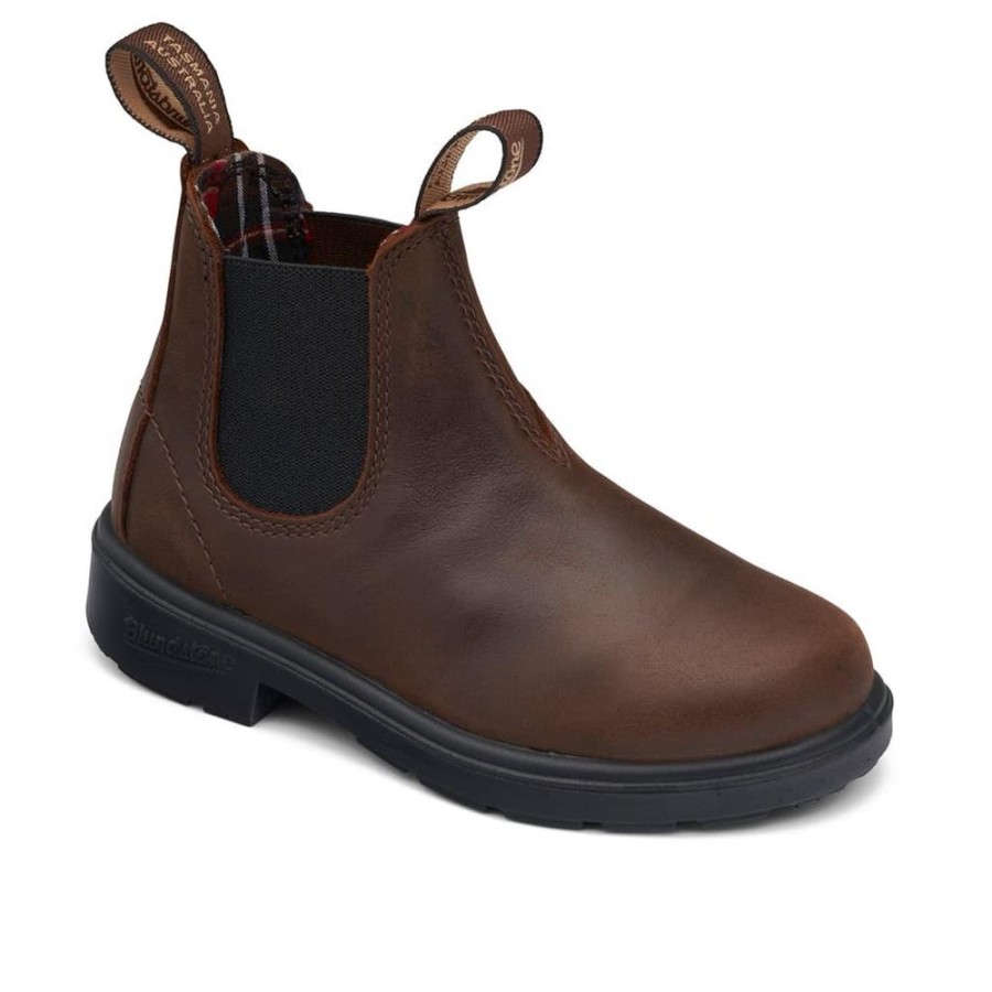 Kid BLUNDSTONE Casual Footwear | Blundstone- Kids 1468 Antique Brown