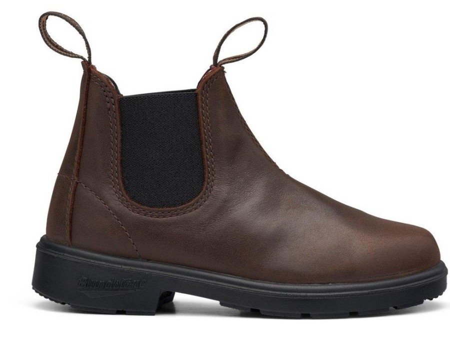 Kid BLUNDSTONE Casual Footwear | Blundstone- Kids 1468 Antique Brown