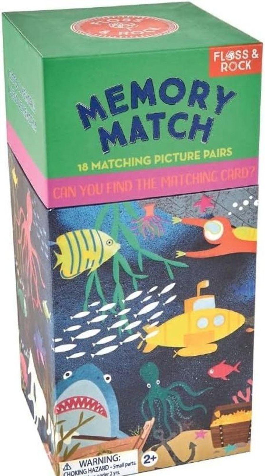 Kid FLOSS & ROCK Toys | Floss & Rock- Deep Sea Memory Match