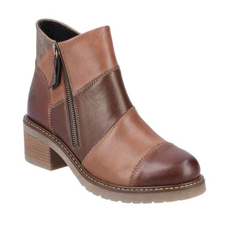 Women REMONTE Casual Footwear | Remonte- Women'S D1A75-24 Boot Chestnut