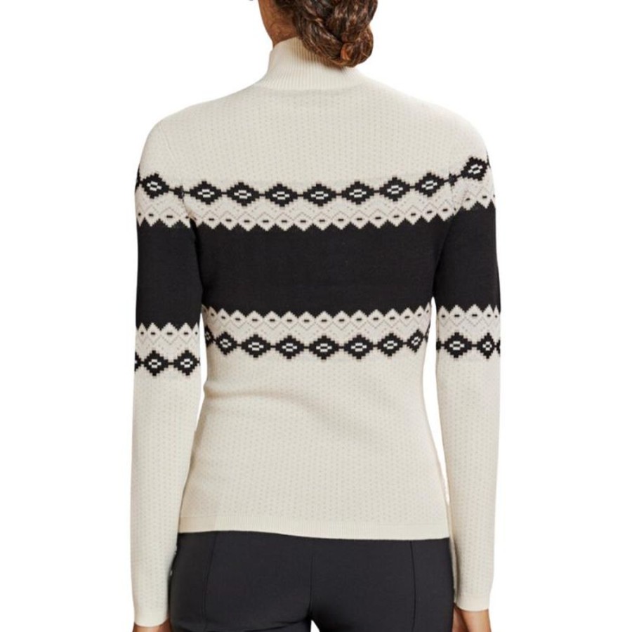 Women ALPNROCK Tops | Alp N Rock- Aurora Mock Neck Sweater Ivory