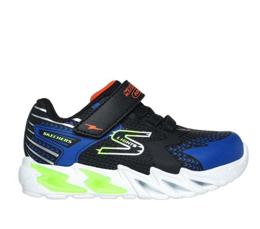 Kid SKECHERS Casual Footwear | Skechers- Kids Lights Flex-Glow Bolt Sneaker