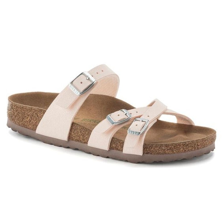 Women BIRKENSTOCK Casual Footwear | Birkenstock- Women'S Franca Vegan Sandal Lt Rose