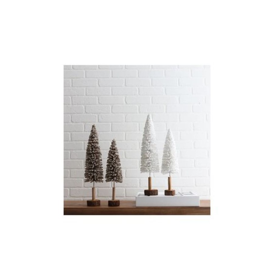 Cottage Kitchen HARMAN Decor | Harman- Pearl Shimmer Cone Large Tree