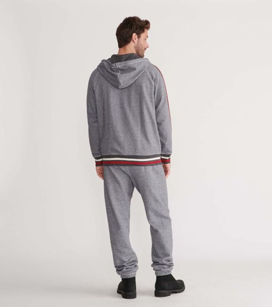 Men HATLEY Bottoms | Hatley- Men'S Marled Bear Joggers Grey