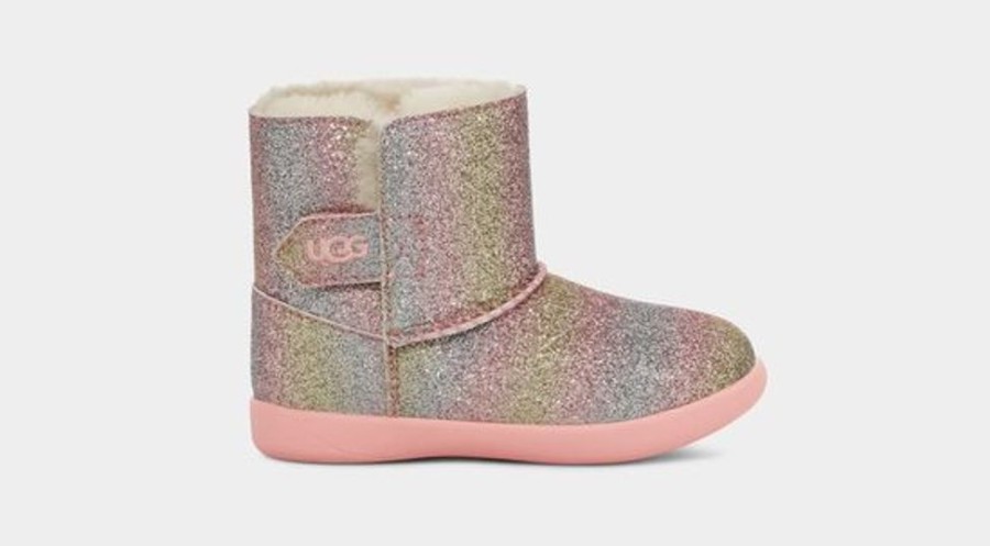 Kid UGGS Winter Boots | Ugg- Baby Keelan Glitter Boot Metallic Rainbow