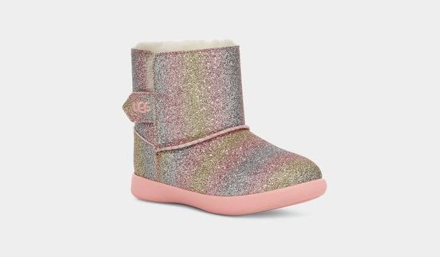 Kid UGGS Winter Boots | Ugg- Baby Keelan Glitter Boot Metallic Rainbow