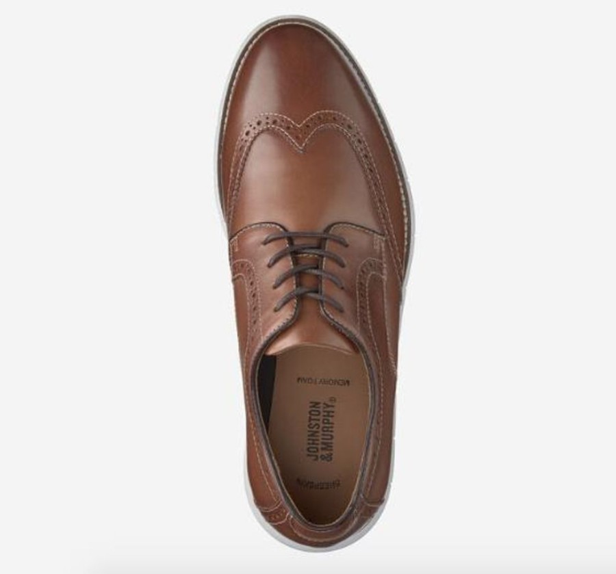 Men JOHNSTON & MURPHY Dress Shoes | Johnston & Murphy-Holden Wingtip Tan