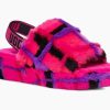 Women UGGS Sandals | Ugg- Ladies Fluff Yeah Slide Plaid Punk