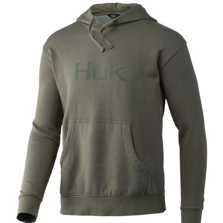 Men HUK Tops | Huk- Men'S Logo Hoodie