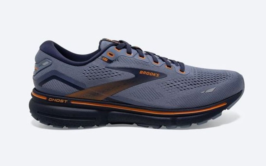 Men BROOKS Sneakers | Brooks- Men'S Ghost 15 Athletic Shoe Flintstone