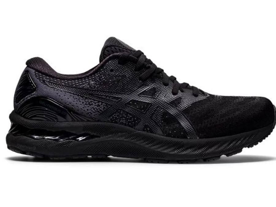 Men ASICS Sneakers | Asics- Men'S Gel-Nimbus 23 Athletic Shoe Black-Black