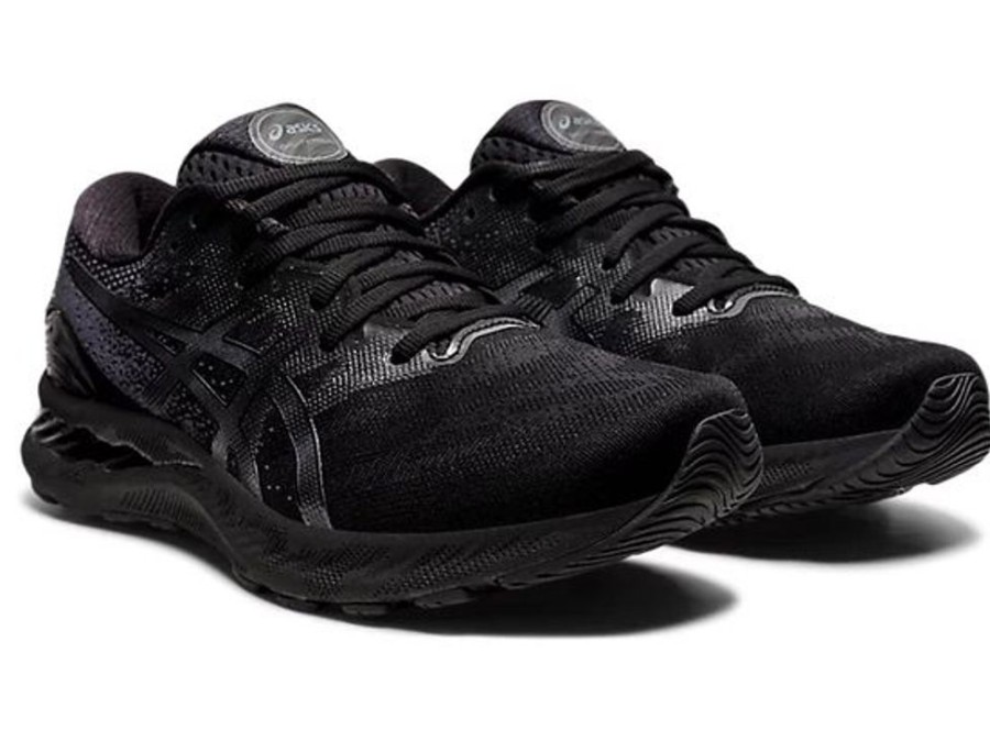 Men ASICS Sneakers | Asics- Men'S Gel-Nimbus 23 Athletic Shoe Black-Black