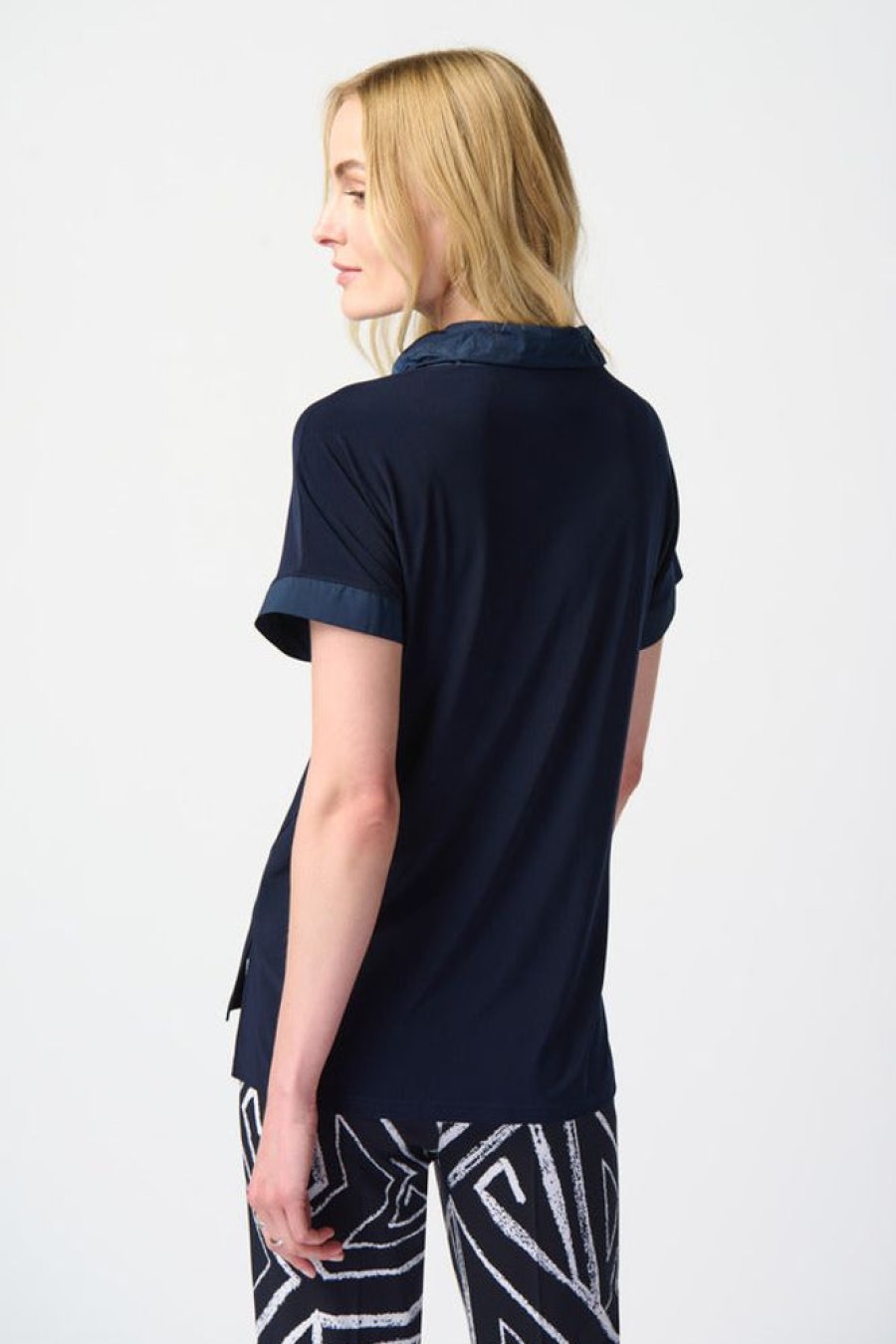 Women JOSEPH RIBKOFF Tops | Joseph Ribkoff- Top 241078 Midnight Blue