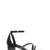 Women MICHAEL KORS Dress Shoes | Michael Kors- Women'S Porter Strappy Mid Sandal Black