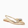 Women LILLY PULITZER Dress Shoes | Lilly Pulitzer- Brit Slingback Shoe Gold