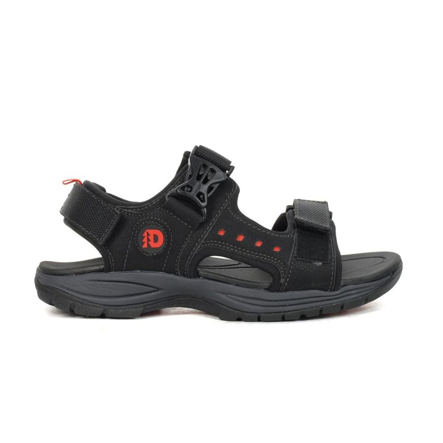 Men DUNHAM Sandals | Dunham- Men'S Newport Nolan Wf Sandal Black