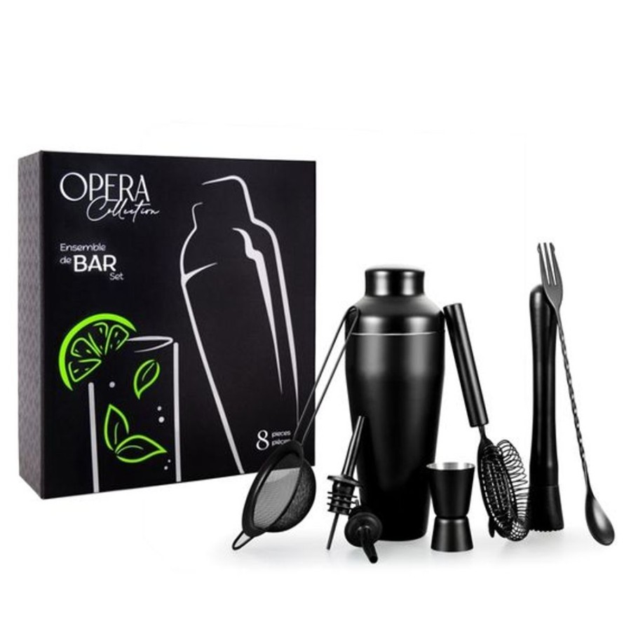 Cottage Kitchen DANESCO Barware | Danesco- Opera 8 Piece Bartender Set